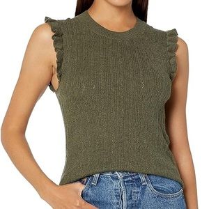 Paige Gardenia sleeveless sweater